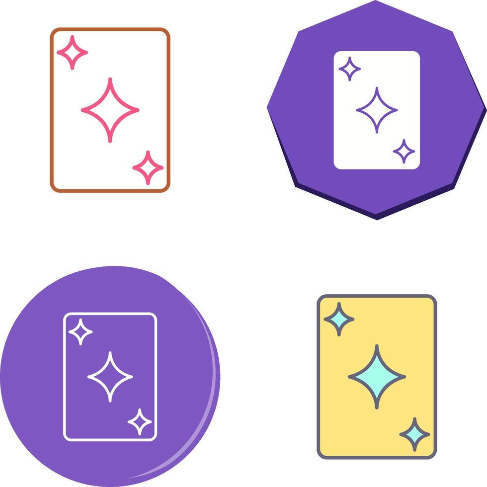 Unique Card Icon Design vector