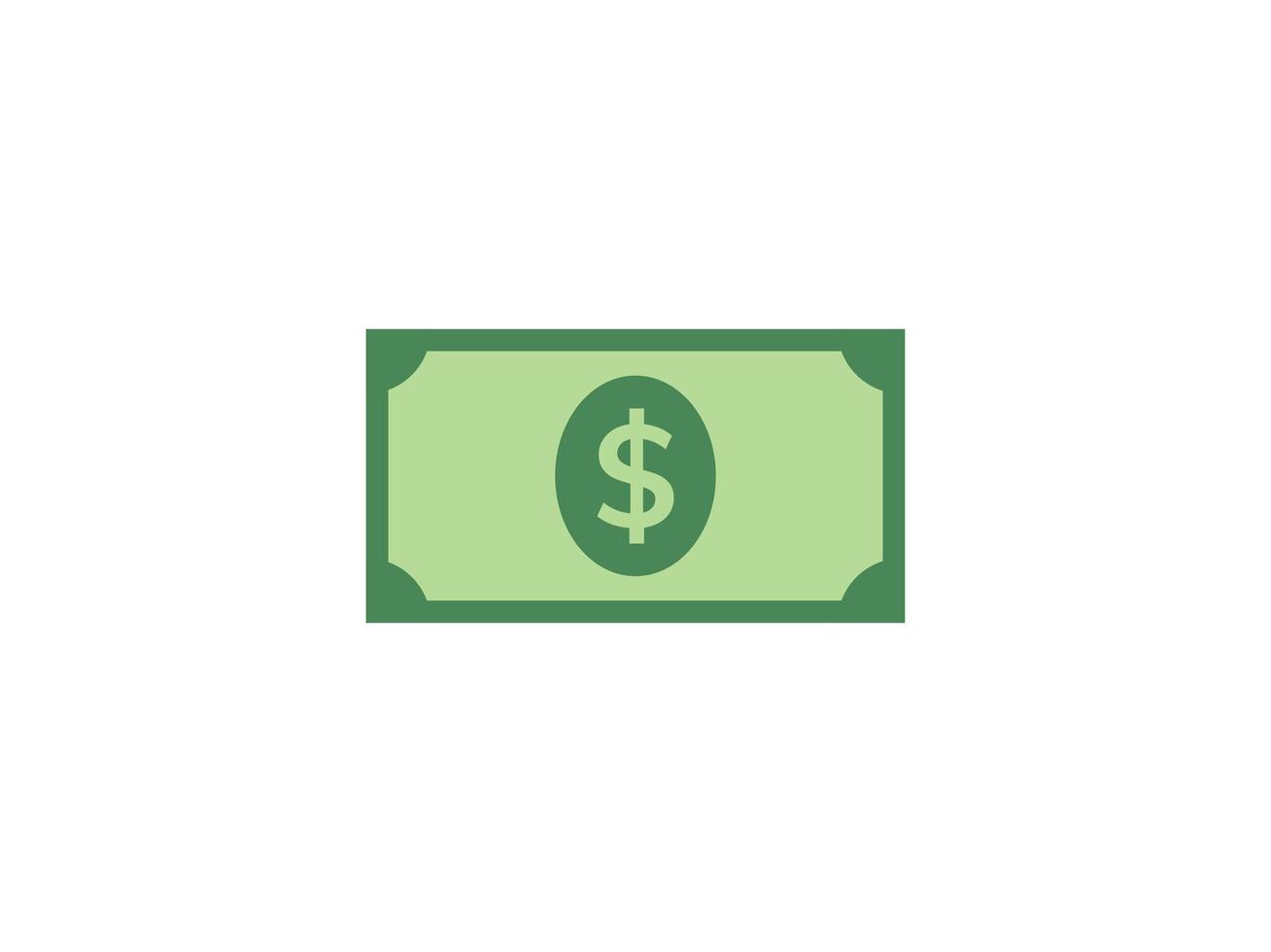 Dollar Icon Free vector