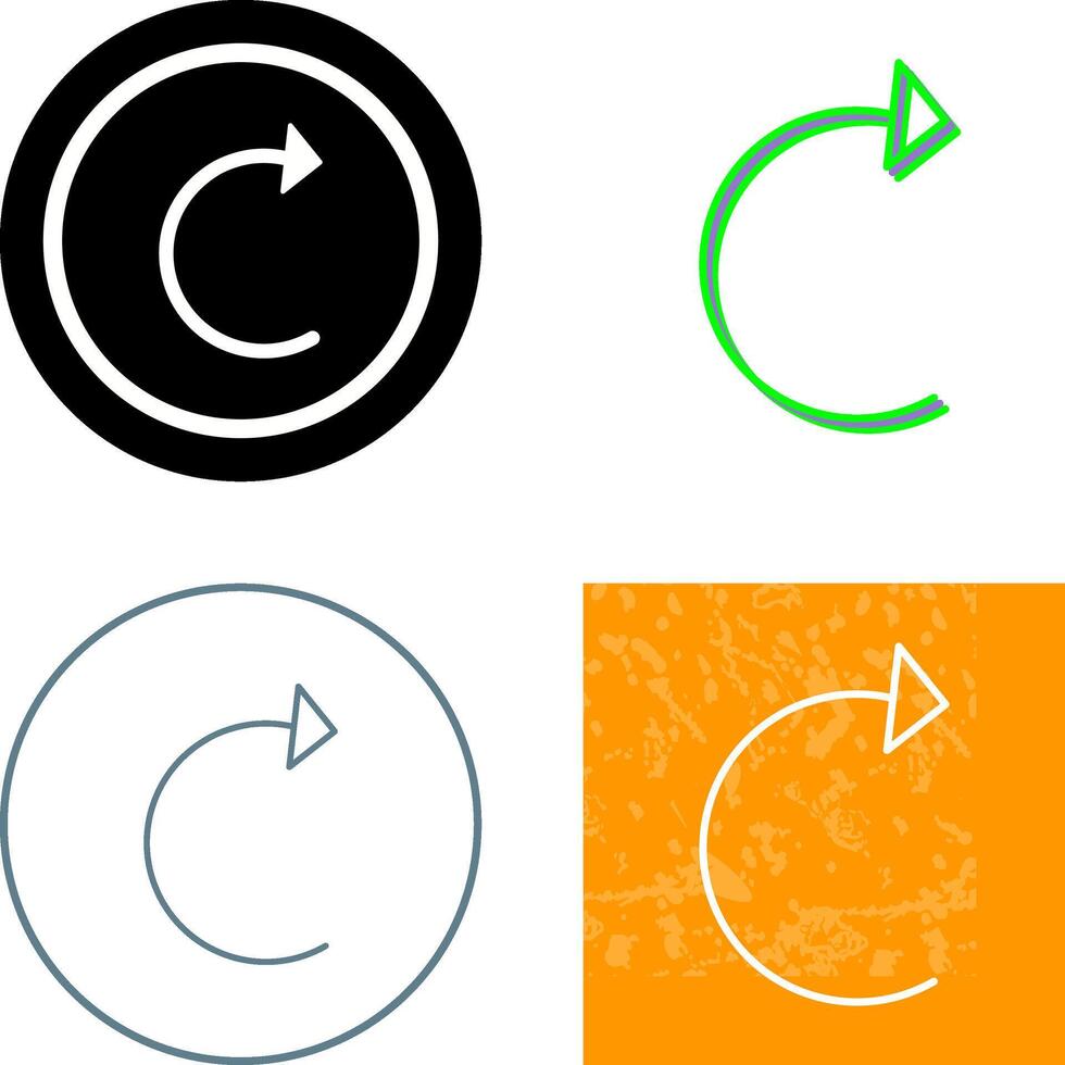 Unique Reload Icon Design vector