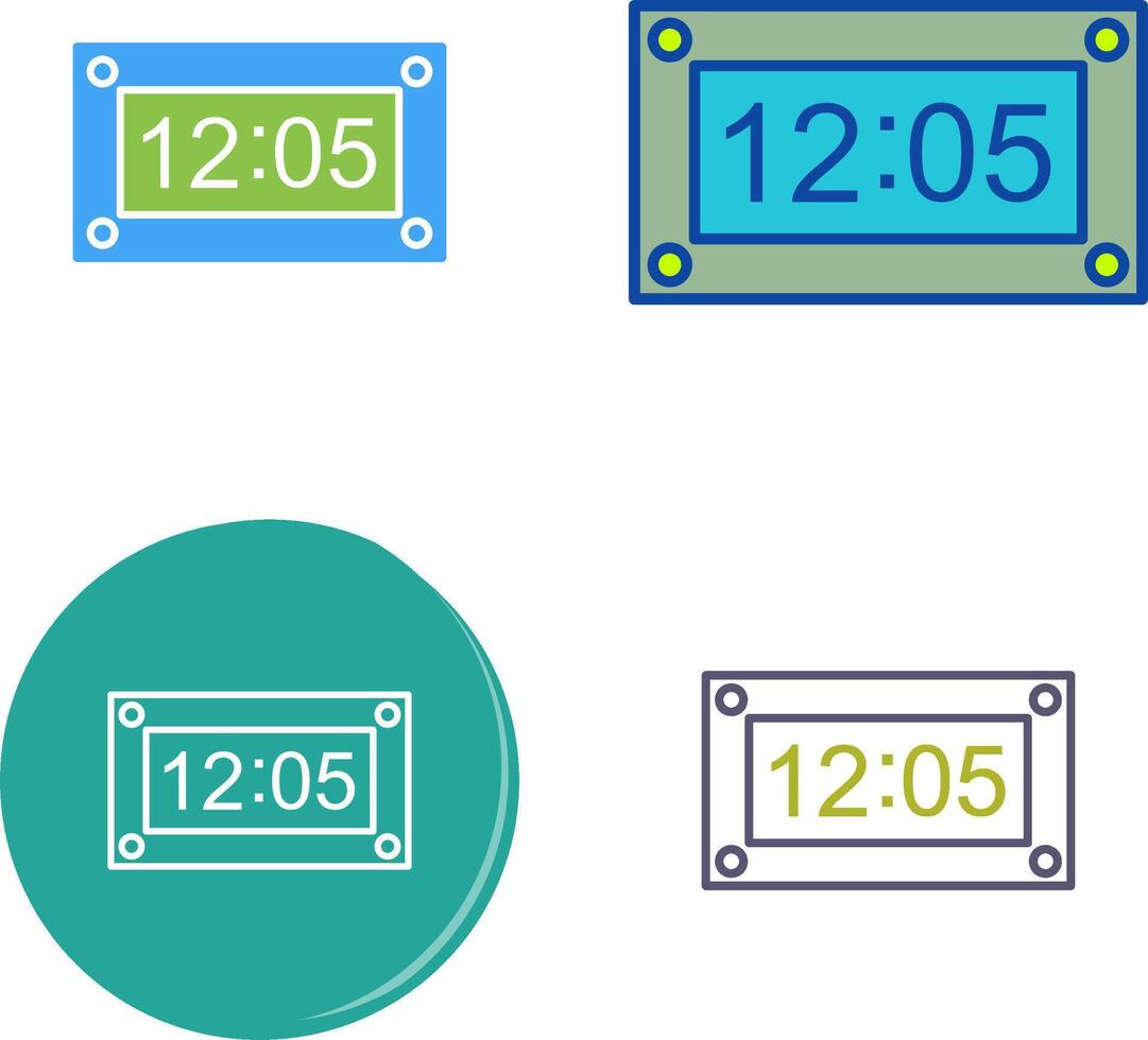 Unique Timer Icon Design vector