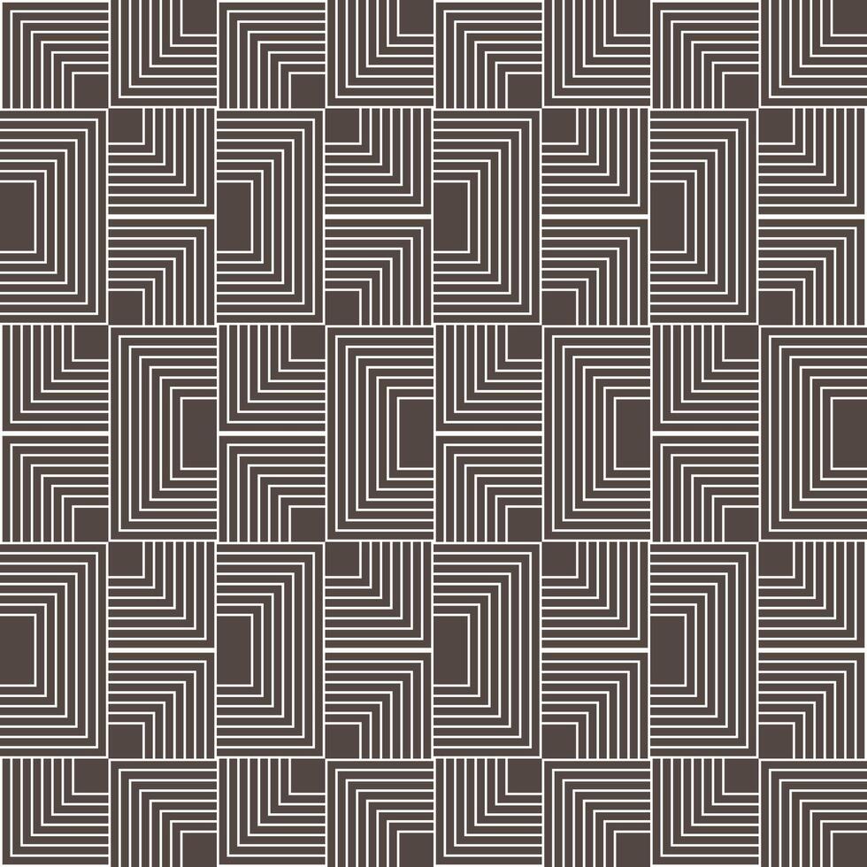 Seamless geometric square line pattern tile vector