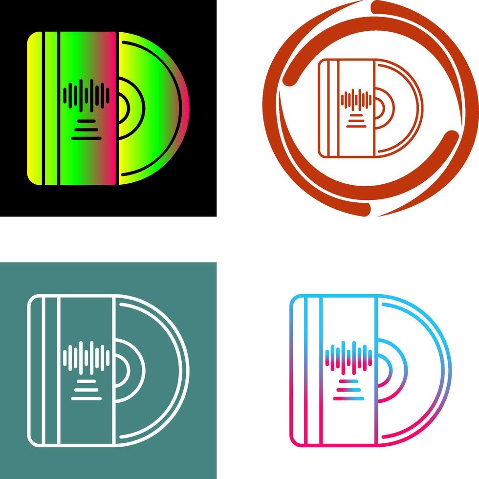 Vinyl Icon Design vector