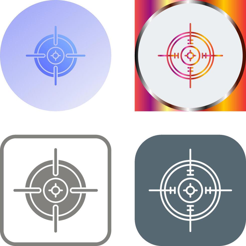 Aim Icon Design vector