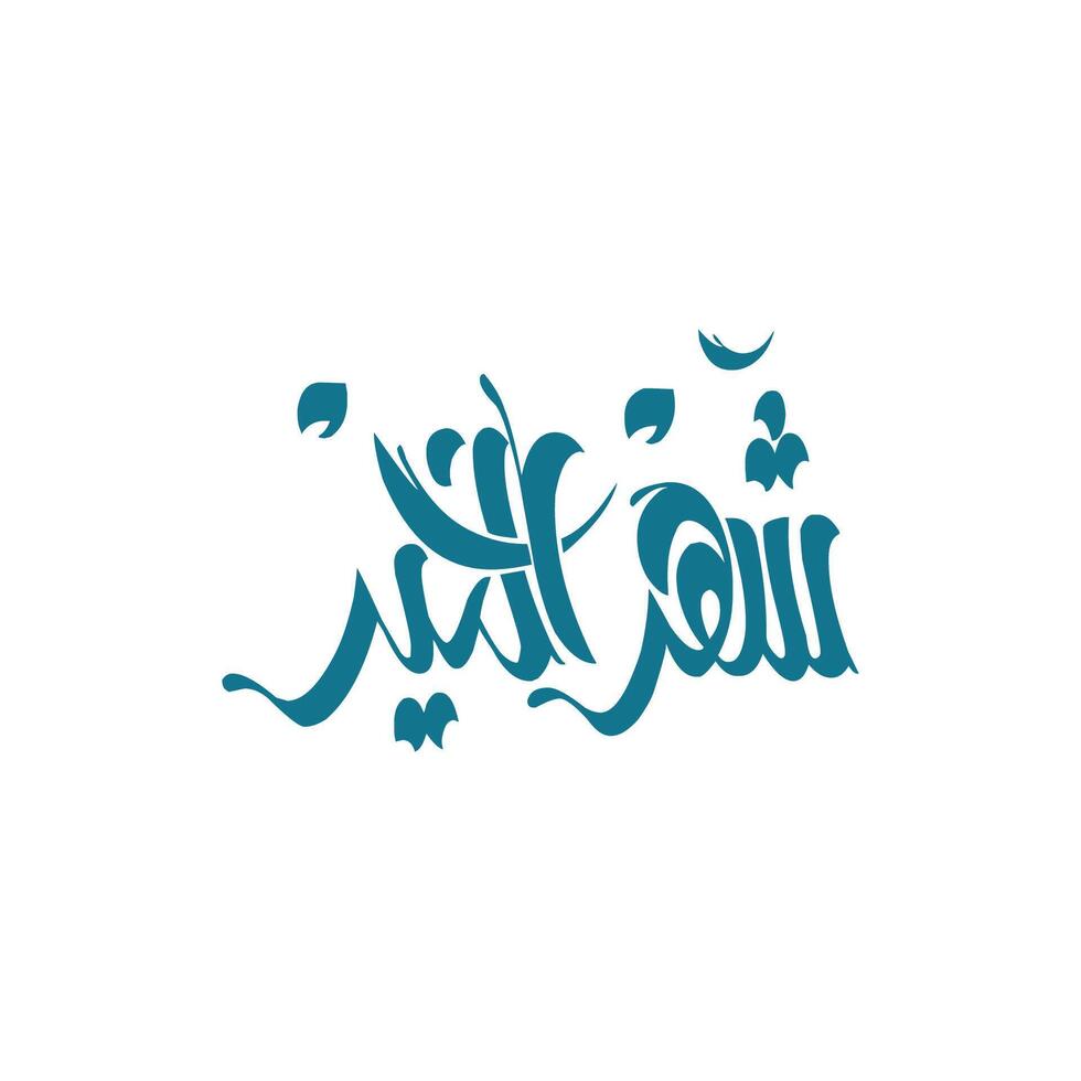 Arabic Ramadan Kareem and Eid Calligraphy vector