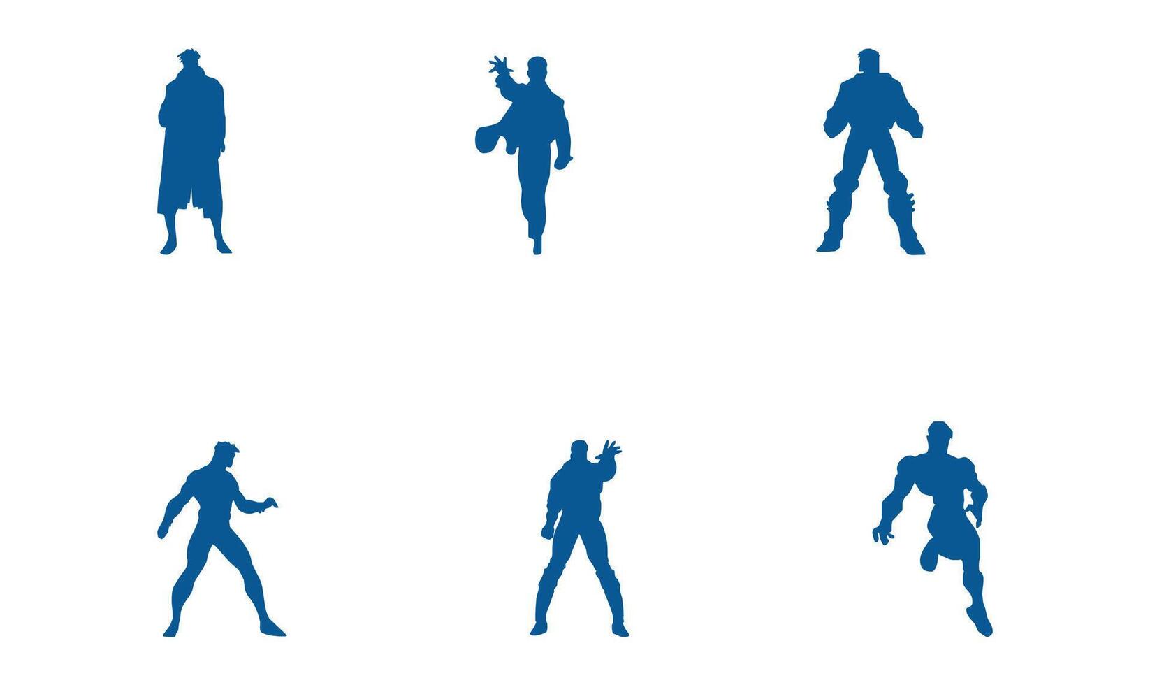 Action Man s Icon Set vector
