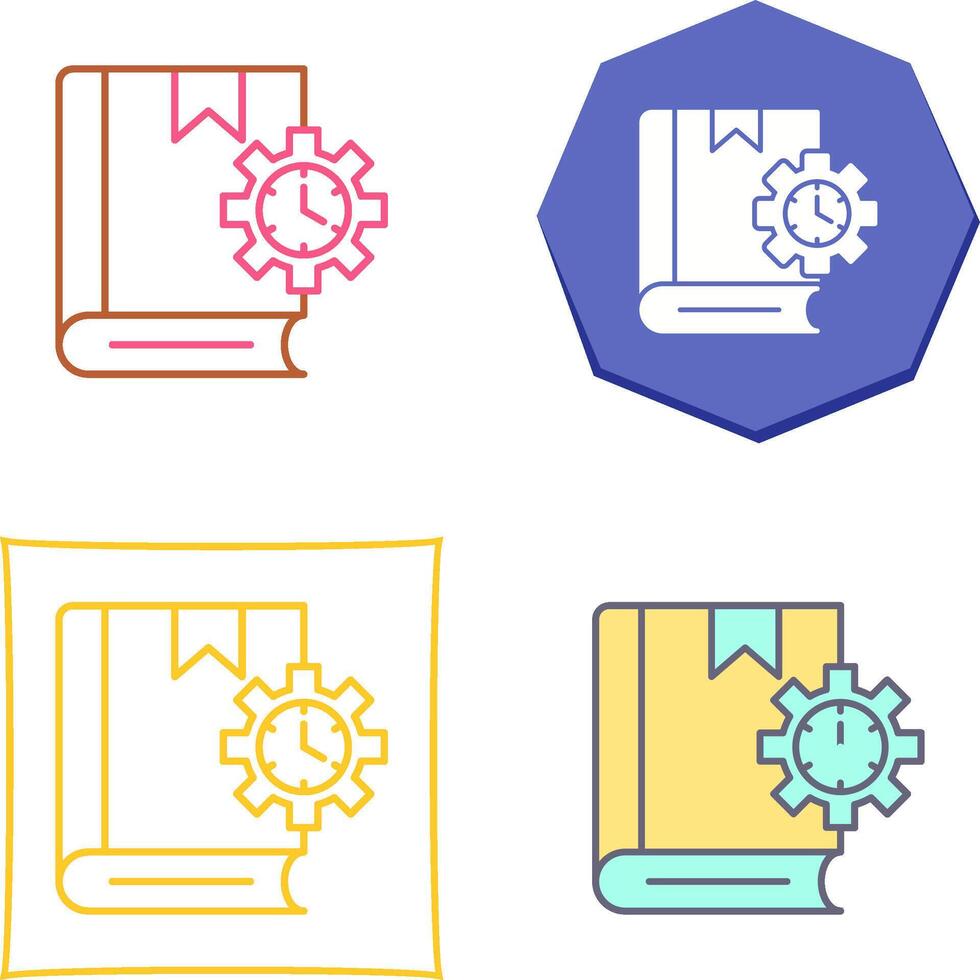 Duration Icon Design vector