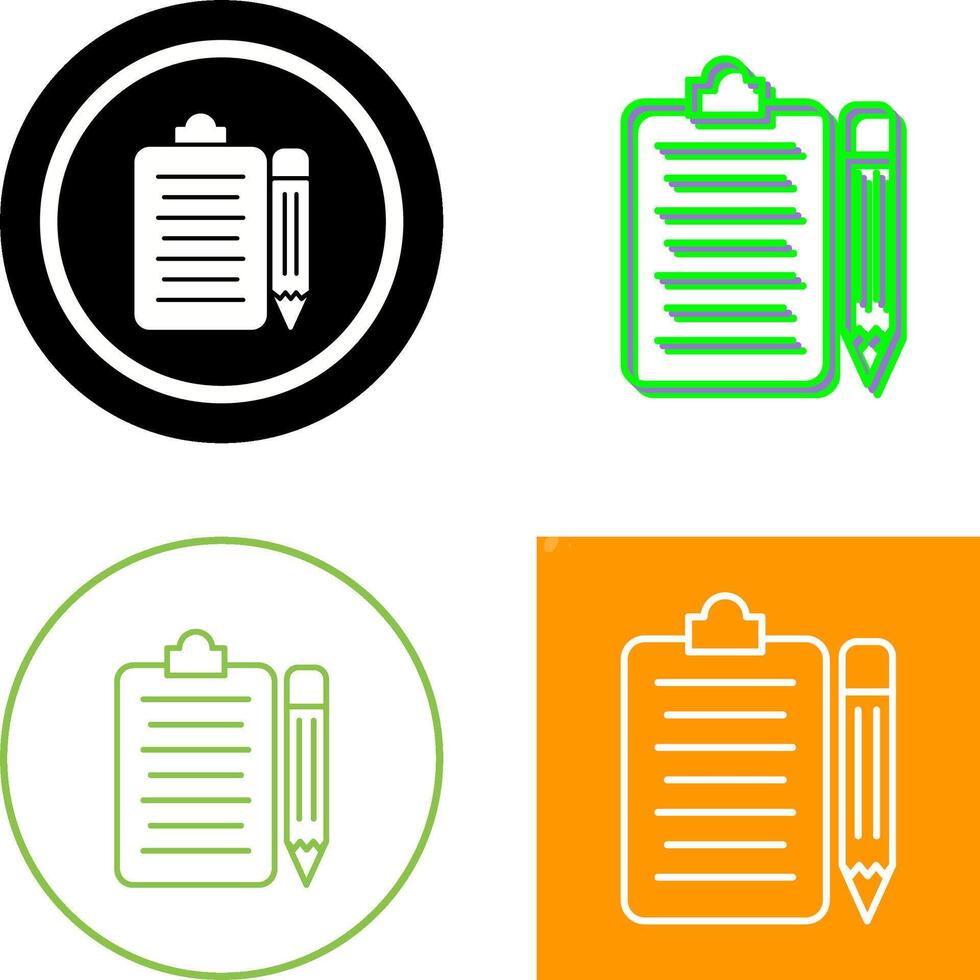 Clipboard Icon Design vector