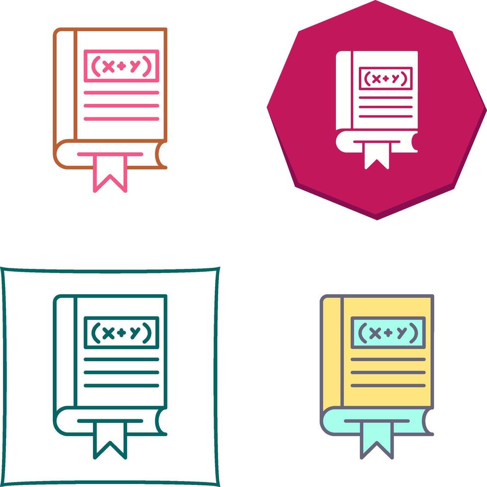 Algebra Icon Design vector