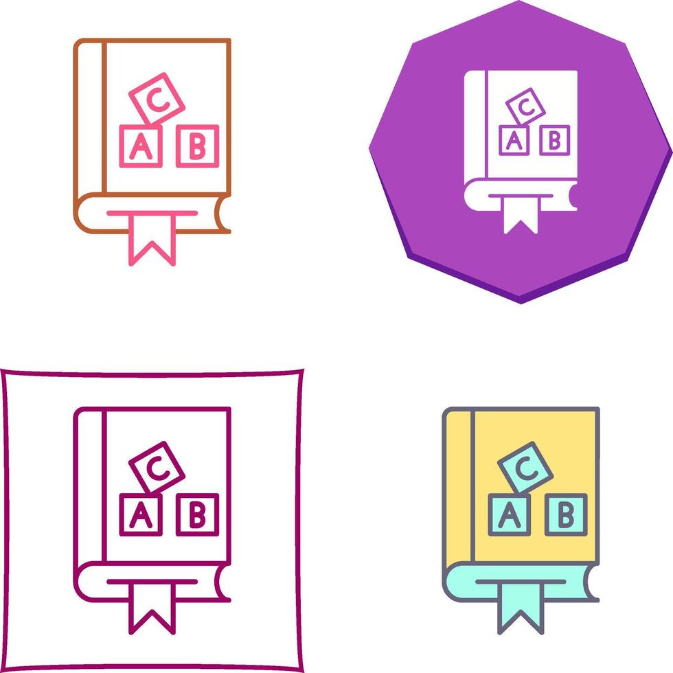 Alphabet Icon Design vector