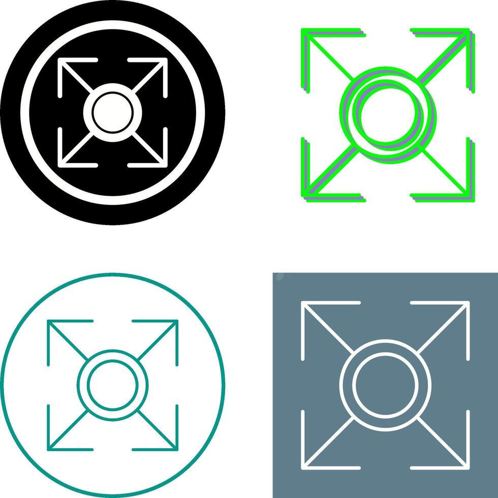 Expand Icon Design vector