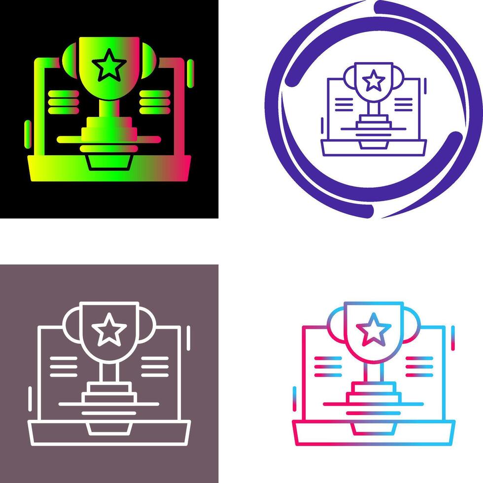 Trophy Icon Design vector