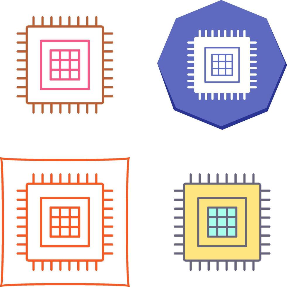 Processor Icon Design 44035027 Vector Art at Vecteezy