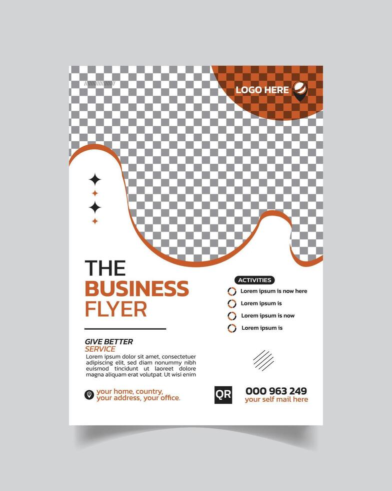 Luxurious Business Flyer and Elegant Business Leaflet or Professional Business Flyer vector
