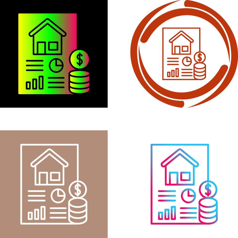 Loan Icon Design vector