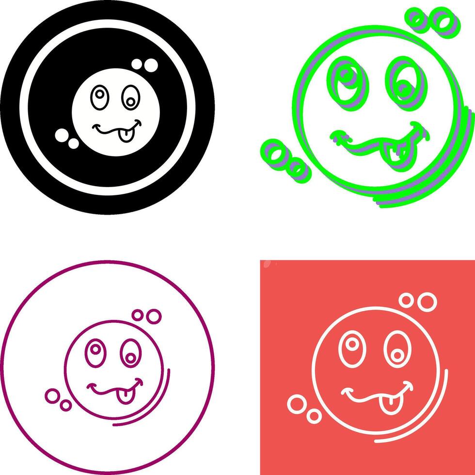 Silly Icon Design vector