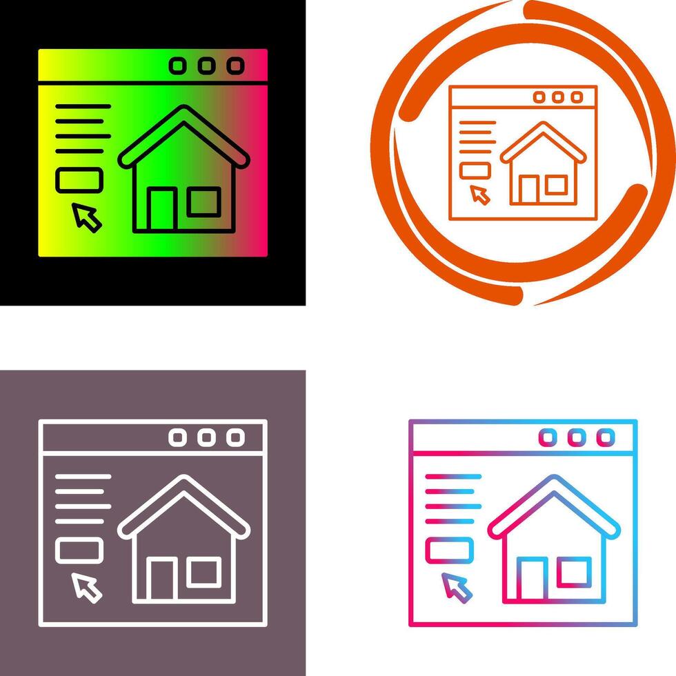 Website Icon Design vector