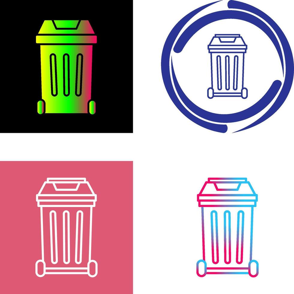 Garbage Icon Design vector