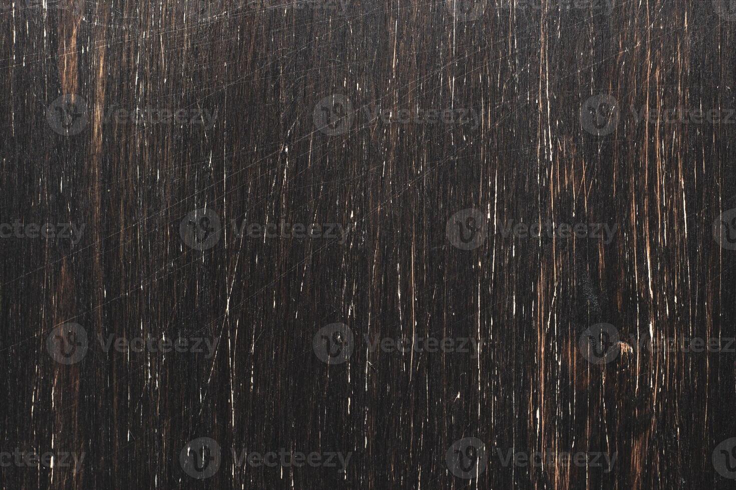 Wooden texture with natural wood pattern. Black wood vertical structure background photo