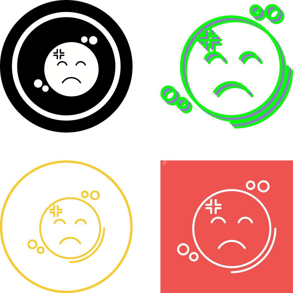 Dissapointment Icon Design vector