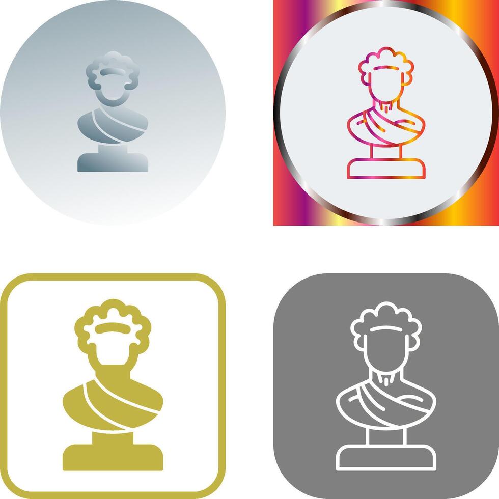 Statue Icon Design vector