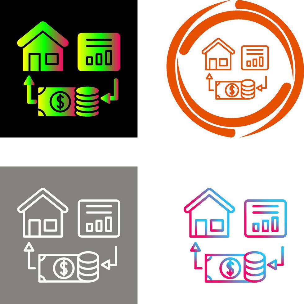 Investment Icon Design vector