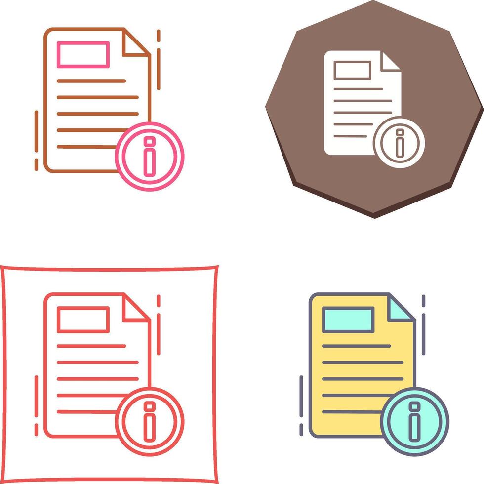 Document Icon Design vector