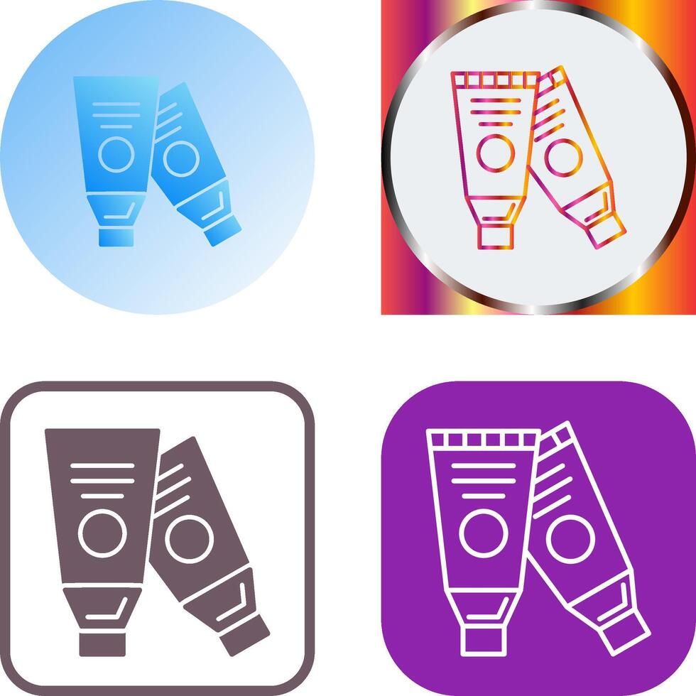 Paint Tube Icon Design vector