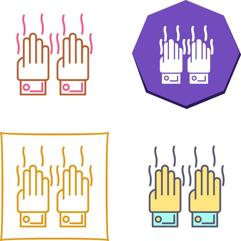 Smelly Hands Icon Design vector