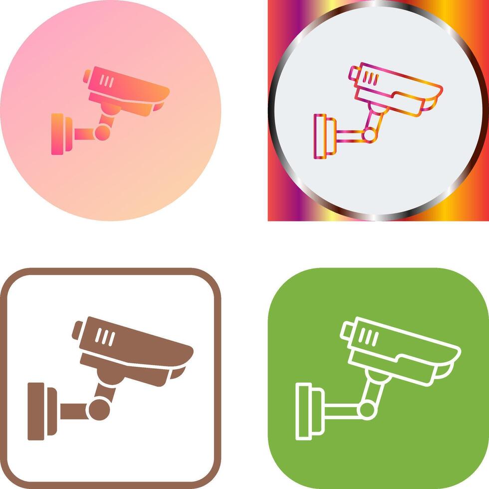 diseño de icono de cámara de seguridad vector