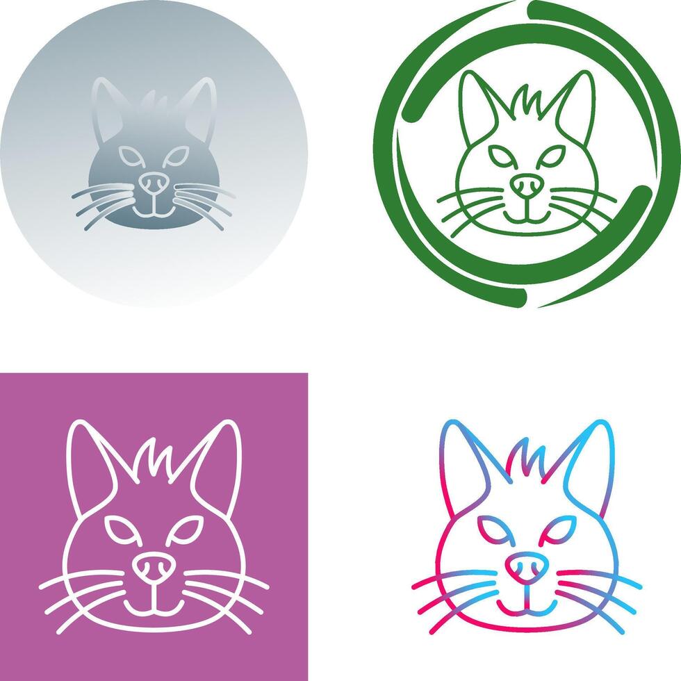 Cat Icon Design vector