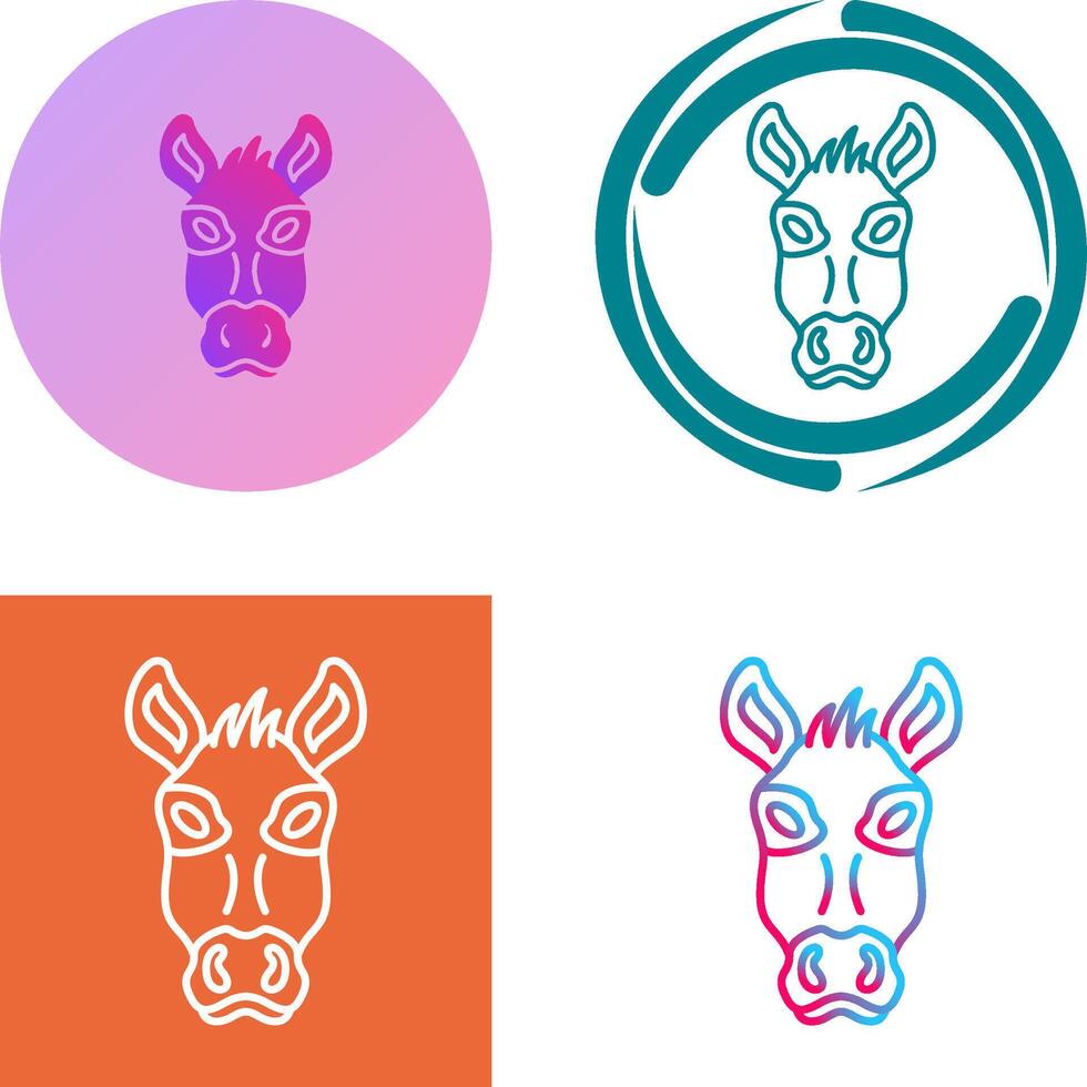 Burro icono diseño vector