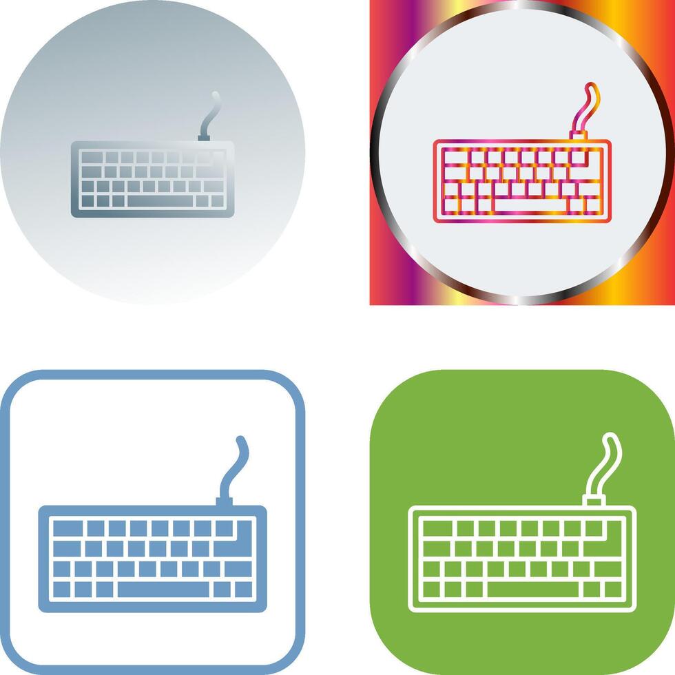 Keyboard Icon Design vector