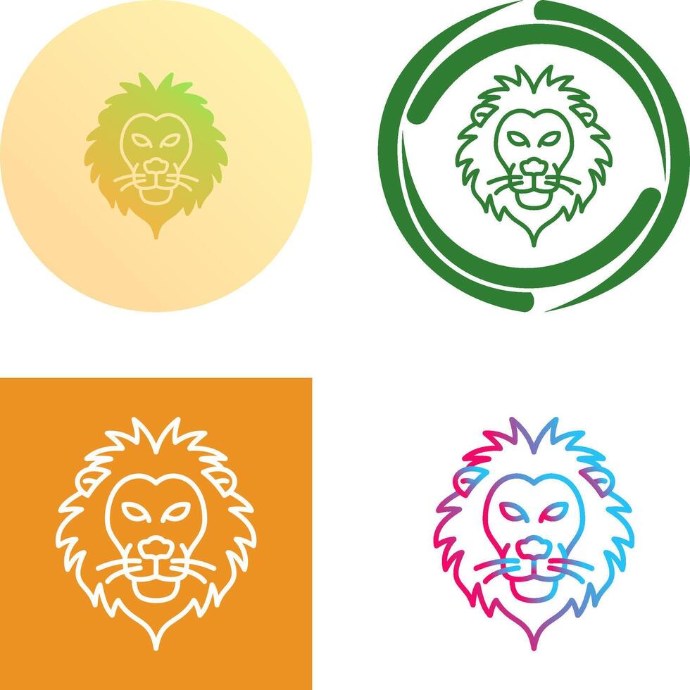 Lion Icon Design vector