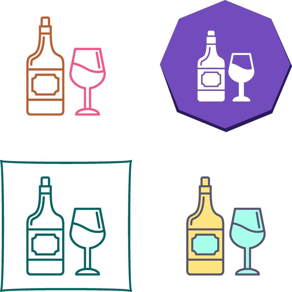 Wine Icon Design vector