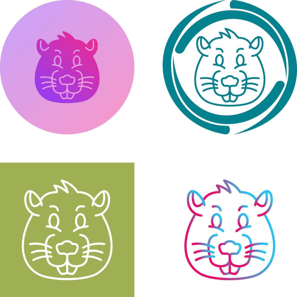 Beaver Icon Design vector