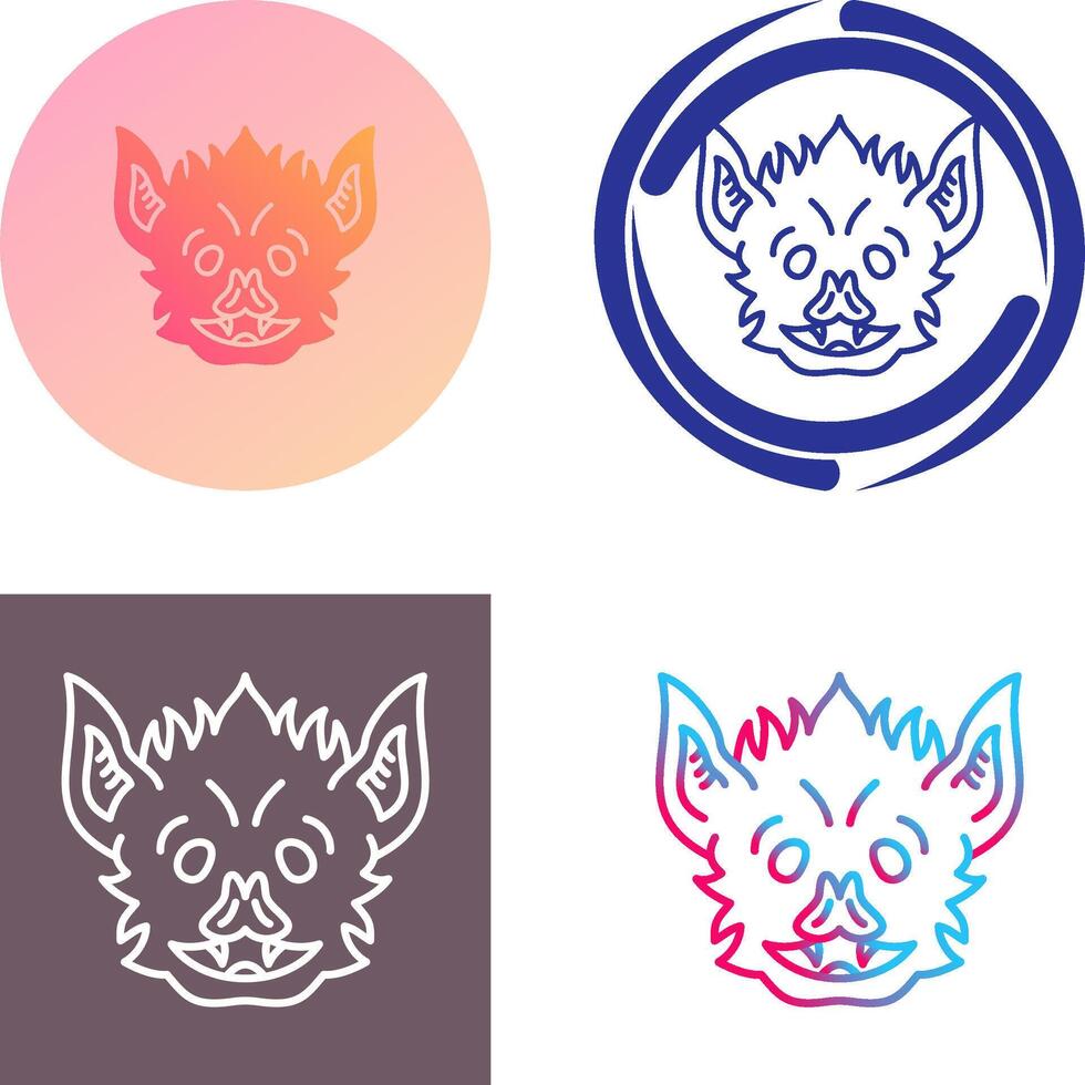 Bat Icon Design vector