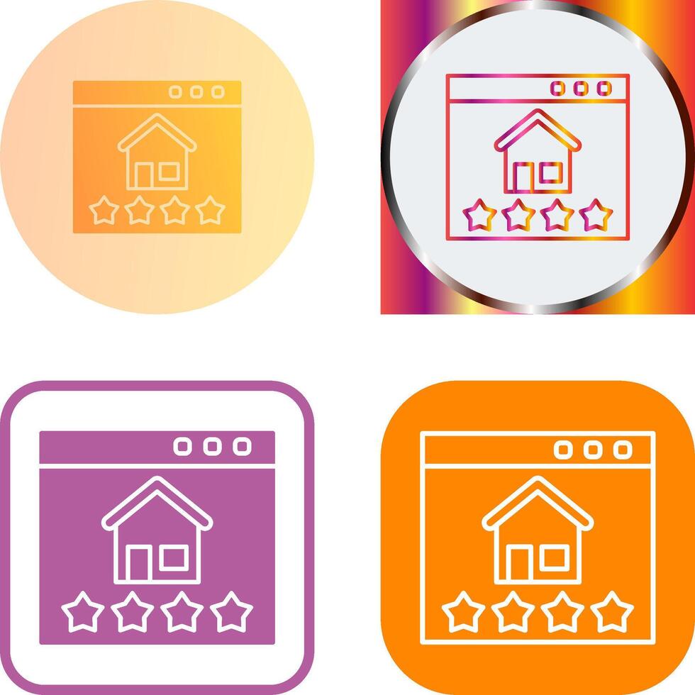Rating Icon Design vector