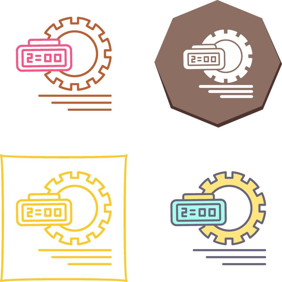 Time Management Icon Design vector