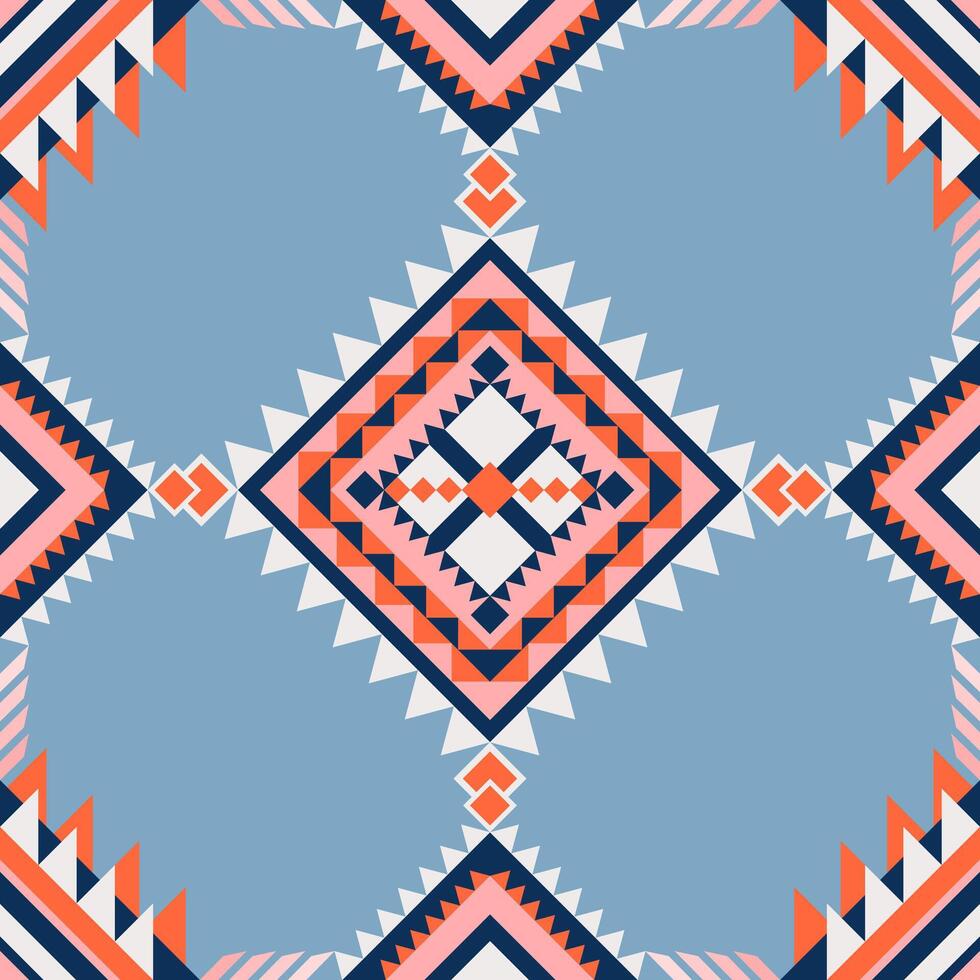 Abstract ethnic boho geometric seamless pattern design background for wallpaper and fabric pattern. vector