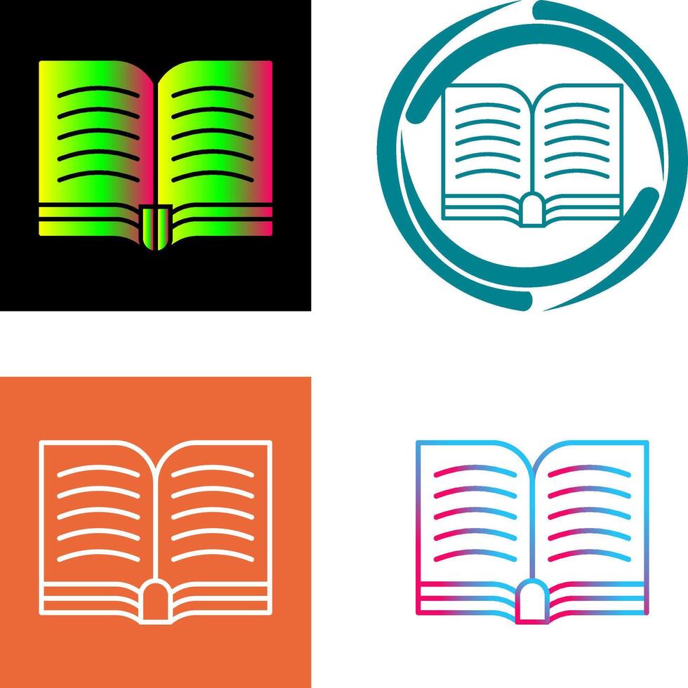 Book Icon Design vector