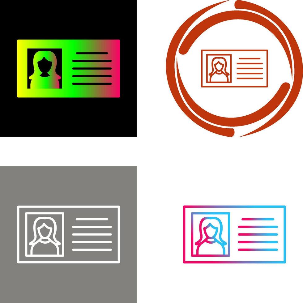 Female Profile Icon Design vector