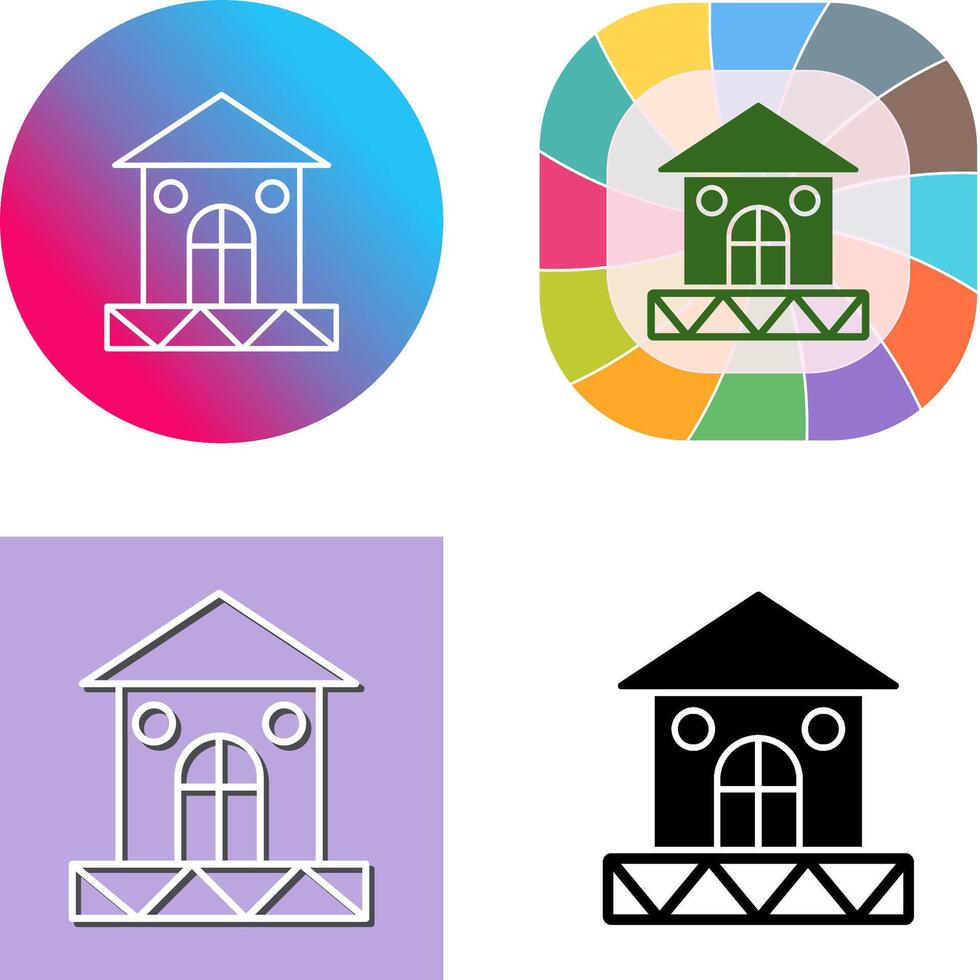 Unique Networks Icon Design vector
