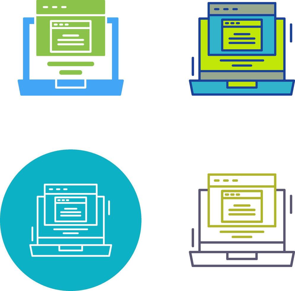 Pop Up Icon Design vector