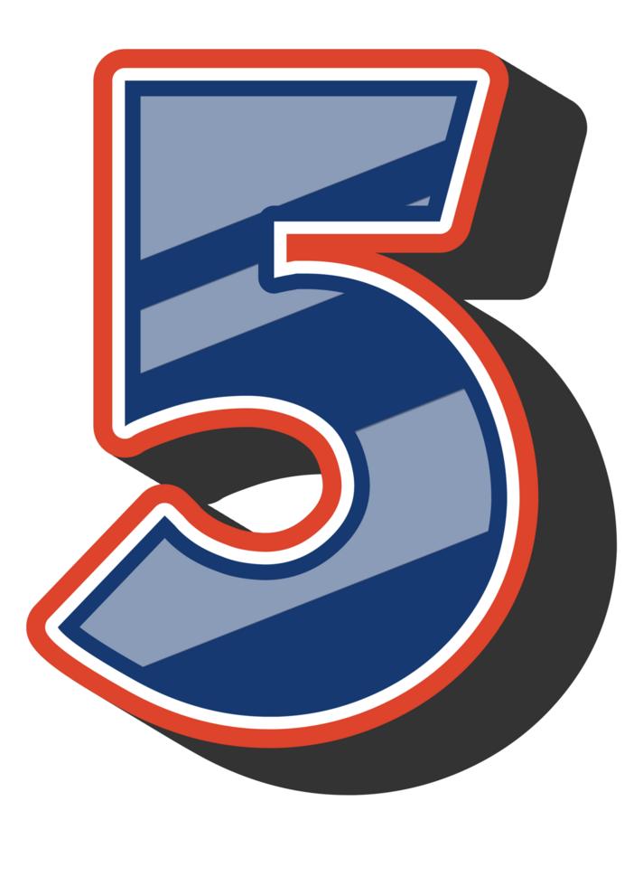 Playful Cartoon Alphabet Letter and Number png