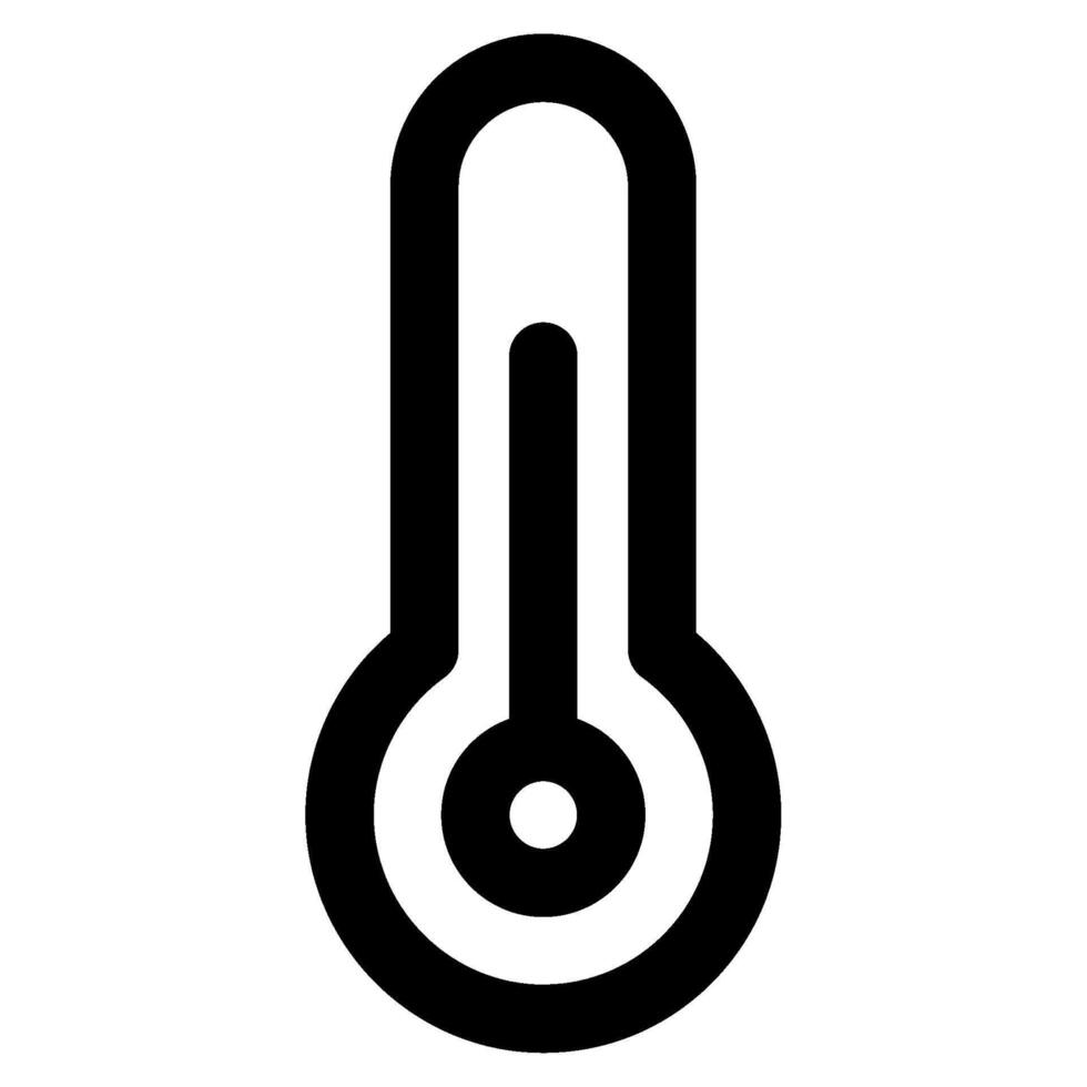 Thermometer icon for web, app, infographic, etc vector
