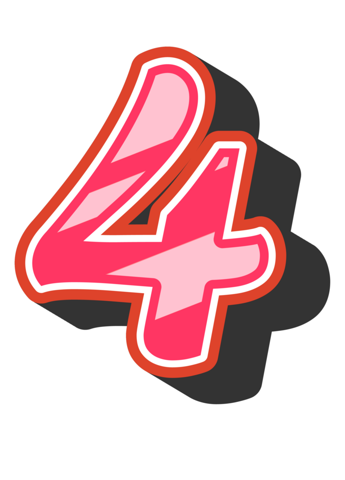 Playful Cartoon Alphabet Letter and Number png