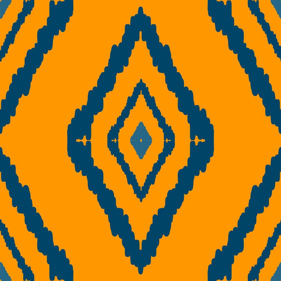 ikat seamless pattern abstract background for textile design. Can be used in fabric design for clothes, textile, fabric, shirt, embroidery vector