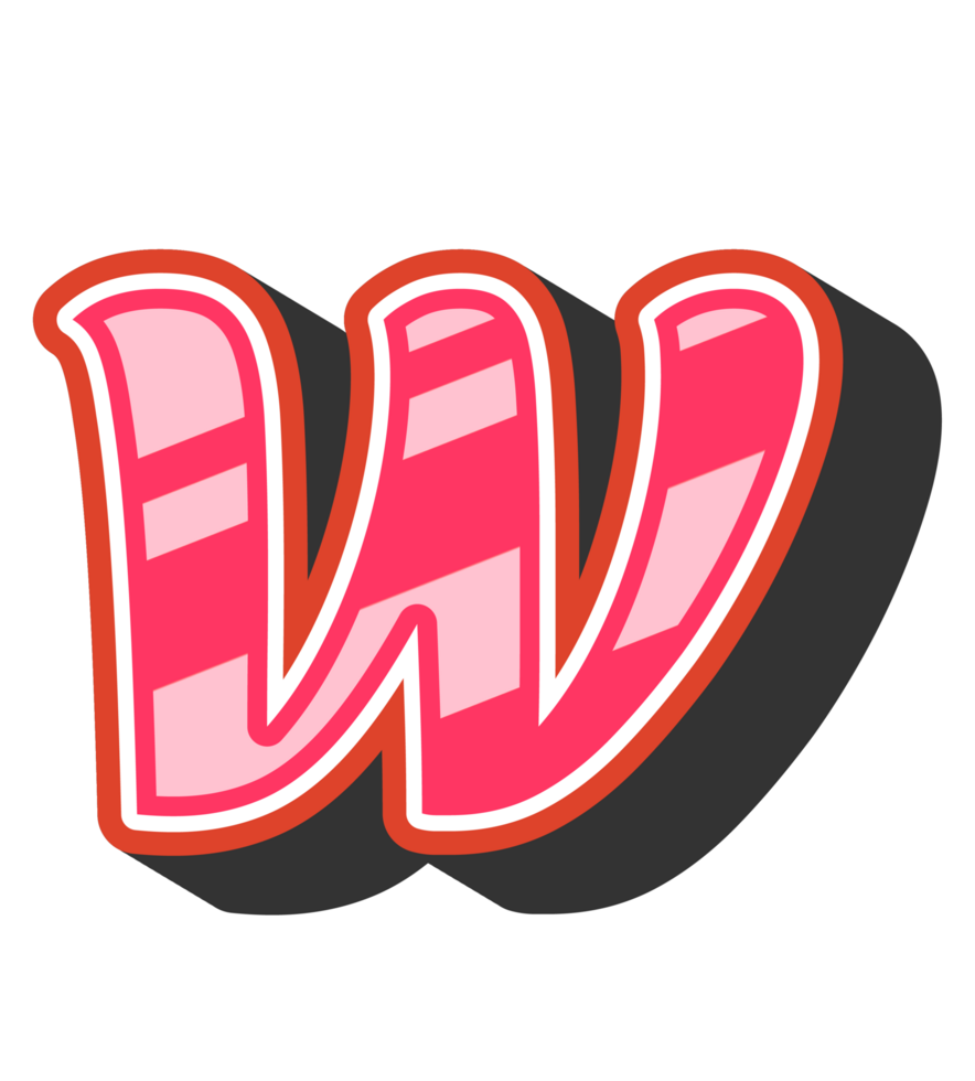 Playful Cartoon Alphabet Letter and Number png