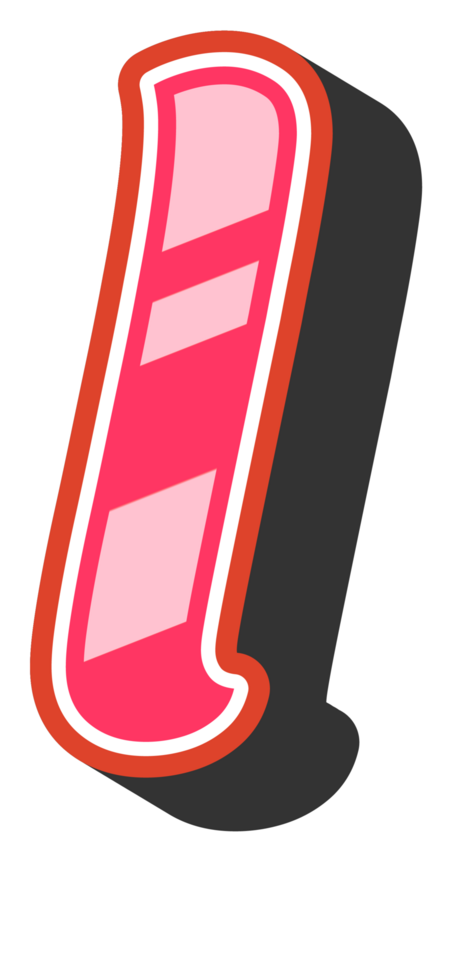 Playful Cartoon Alphabet Letter and Number png