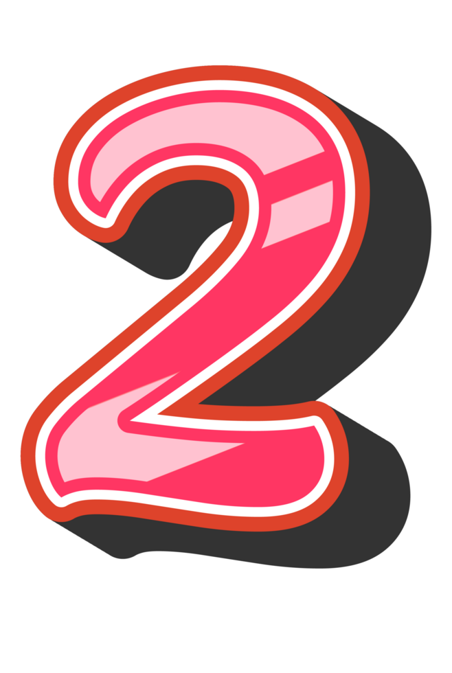 Playful Cartoon Alphabet Letter and Number png